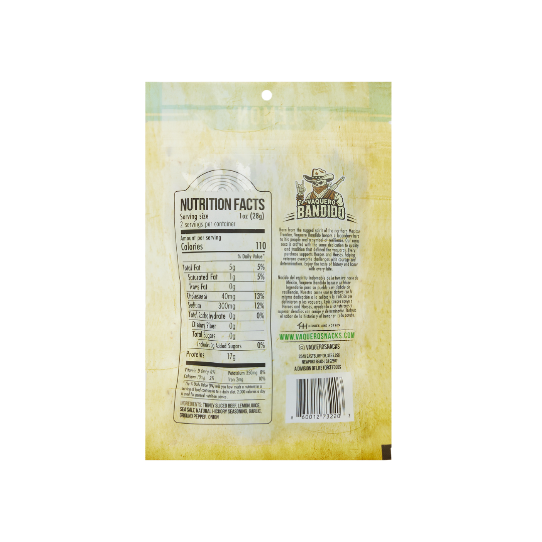 Lemon Carne Seca Mexican Beef Jerky