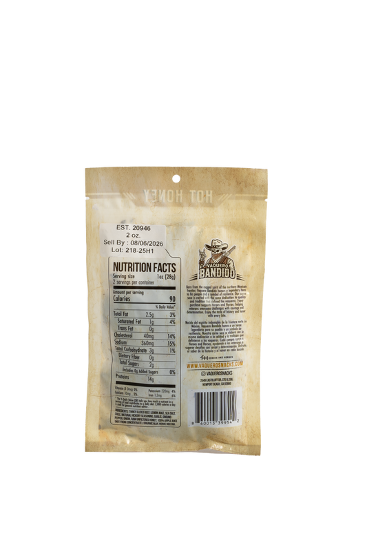 Hot Honey Carne Seca Mexican Beef Jerky