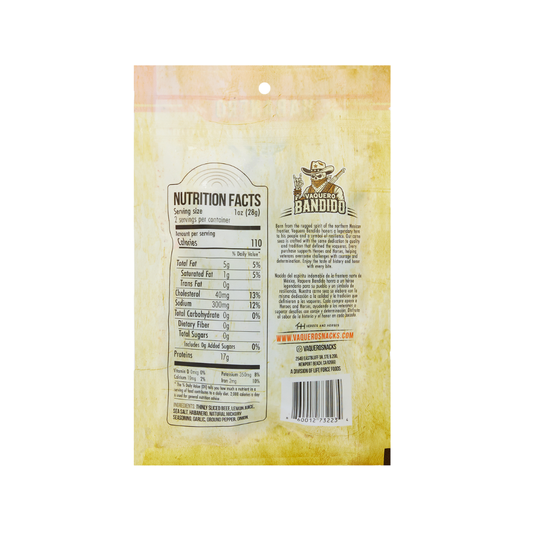 Habanero Carne Seca Mexican Beef Jerky