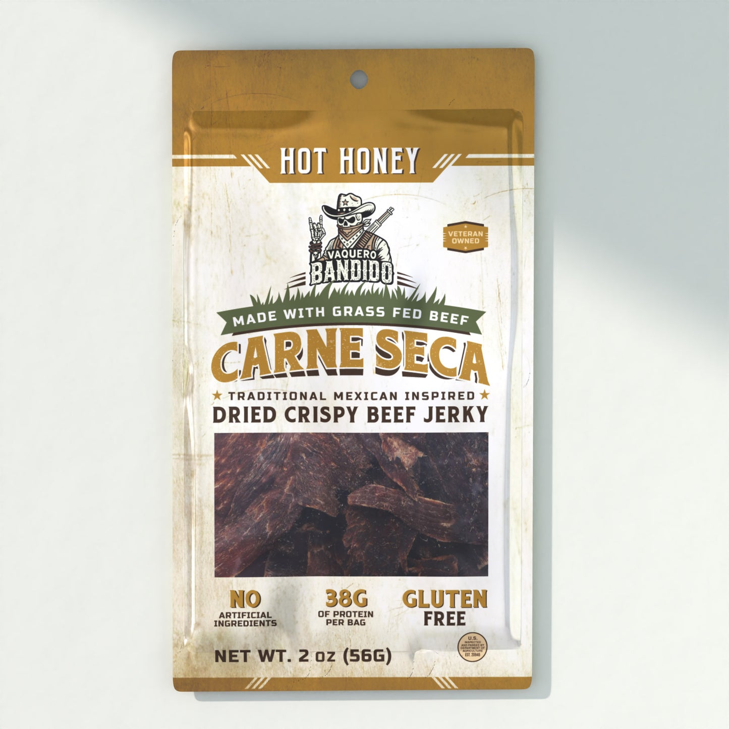 Grass-Fed Hot Honey Carne Seca