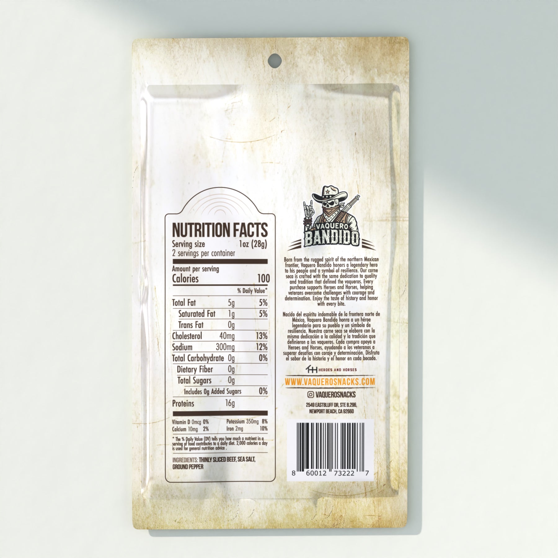 Original Carne Seca Mexican Beef Jerky